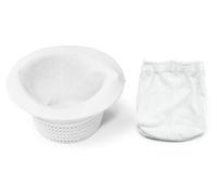 Steinbach Filet de Skimmer pour filtrage Fin dans Le Skimmer, Contenu : 12 Filets, 060919, Blanc