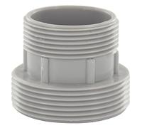 STEINBACH Filtre analagen Accessoires, Adaptateur pour piscines Intex, Filetage extérieur 2 x 1 1/2 ", Gris, 1 x 1 x 1 cm, 040933