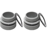 Steinbach Filtre analagen Accessoires, Adaptateur pour piscines Intex, Filetage extérieur 2 x 1 1/2 ", Gris, 1 x 1 x 1 cm, 040933 (Lot de 2)