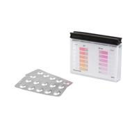 Kit d'analyse PH et Chlore pour la piscine 2x10 tablettes Multicolore G