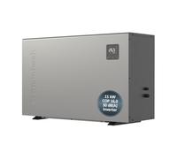 Steinbach Pompe à Chaleur Silent 11-049314 - Pompe à Chaleur Inverter pour piscines jusqu'à 50 000 l - Puissance de Chauffage 11 000 W, Fonctionnement particulièrement Silencieux et Efficace grâce à