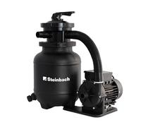 STEINBACH Système de filtration Classic 250N - 040385Z - Pompe pour piscines jusqu'à 19 000 l - Débit de circulation de 4 170 l/h - Hauteur de refoulement jusqu'à 7 m - Avec valve 7 voies - Convient