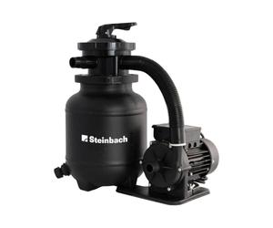 STEINBACH Système de filtration Classic 250N - 040385Z - Pompe pour piscines jusqu'à 19 000 l - Débit de circulation de 4 170 l/h - Hauteur de refoulement jusqu'à 7 m - Avec valve 7 voies - Convient