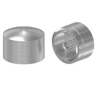 STEINBACHER© | Embout en acier inoxydable pour main courante en bois 42mm, V2A
