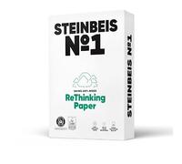 Steinbeis No.1 Papier pour imprimante - 2500 (5 x 500) feuilles de papier recyclé A4 80 g/m² blanc et sans chlore de qualité supérieure ISO 70/CIE 55