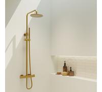 Steinberg 100 Colonne de douche en applique avec mitigeur thermostatique, 100 2721 BG,