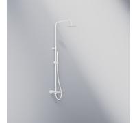 Steinberg 100 Colonne de douche en applique avec mitigeur thermostatique, 100 2721 W,