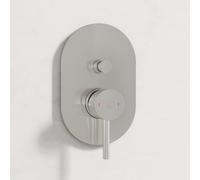 Steinberg Serie 100 mitigeur de bain 10021033BN encastré, avec inverseur, nickel brossé