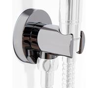 Steinberg 100 raccord coudé avec support chrome 1001667