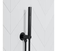 Steinberg 100 Set de douche avec raccord mural coudé et support, 1 jet, 100 1670 S,