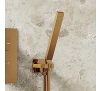 Steinberg 135 Set de douche avec raccord mural coudé et support, 1 jet, 135 1670 RG,