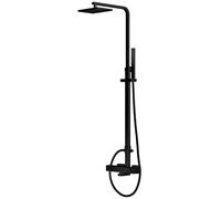 Steinberg 160 ensemble de douche mural avec thermostat oui noir 1602721S