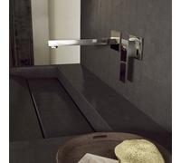 Steinberg Série 160, batterie de lavabo, set de montage final, encastré, saillie 205 mm, 16018143, Couleur: chrome