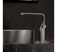 Steinberg Série 230 Mitigeur monocommandé pour lavabo, avec cartouche céramique, tubes flexibles, sans vidage, saillie 200mm, 23017202BN, Couleur: Nickel brossé