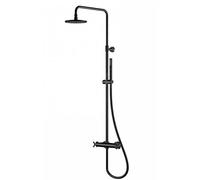 Steinberg 250 ensemble de douche mural avec thermostat oui noir 2502721S