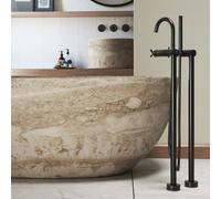 Steinberg Série 250 robinetterie de baignoire, sur pied, saillie 153mm, 2501162S, Couleur: Noir