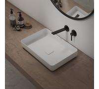 Steinberg Série 260 Mitigeur de lavabo, Set de finition, montage encastré, saillie 205mm, 26018143S, Couleur: noir mat