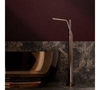 Steinberg Mélangeur bain sur pied Série 260, avec douchette H 969 mm, saillie 220 mm, Or rose