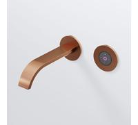 Steinberg Série 280 Mitigeur mural pour lavabo, réglage entièrement électronique du débit et de la température, saillie 215mm, 2801814EBC, Couleur: cuivre brossé
