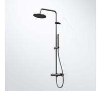 Steinberg 340 Colonne de douche en applique avec mitigeur thermostatique, 340 2721 BGM,