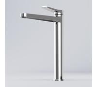 Steinberg Série 340 Mitigeur de lavabo, saillie 168mm, sans garniture découlement, 3401700, Couleur: chrome