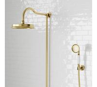 Steinberg Série 350 Système de douche, set complet, avec. thermostat, 1, 3502721BG, Couleur: Or brossÃ©