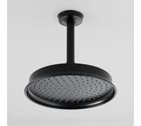 Steinberg Série 350 Set de douche de tête, rond. Bras de douche, montage au plafond, 0, 3501580S, Couleur: noir