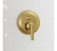 Steinberg Série 350 Mitigeur bain-douche, kit de finition, 2 consommateurs, avec inverseur, 3, 35021033BG, Couleur: Or brossÃ©