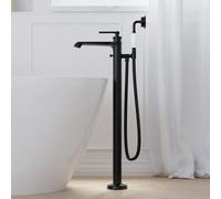 Steinberg Série 350 robinetterie de baignoire, sur pied, saillie 230mm, 3501162S, Couleur: noir