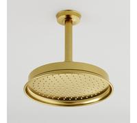 Steinberg Série 350 Set de douche de tête, rond. Bras de douche, montage au plafond, 0, 3501580BG, Couleur: Or brossÃ©