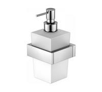 Steinberg 460 distributeur de savon ml chrome-blanc-verre 4608001