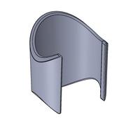 Steinberg 911/912 Insert PVC de rechange pour support de douchette de robinetterie de douche encastrée, 099 4238,