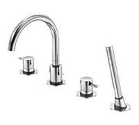 Steinberg Robinetterie baignoire Série 100 1002400 sur bord 4 trous saillie 192 mm chrome