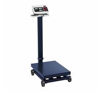 Steinberg Balance Plateforme Professionnelle Industrielle Pèse-Colis Roulante Roulant SBS-PF-600/100 (600 kg, Précision ±100 g, Autonomie 120 H, 40x30 cm, LCD, 4 Roulettes, Trépied Rabattable)