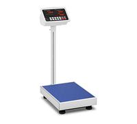 Steinberg Balance Plateforme Professionnelle Pèse-colis SBS-PF-100A1 (100 kg/10g, plate-forme 30,5x40,5cm, repliable, pieds réglables en hauteur, batterie et câble d'alimentation, LED)