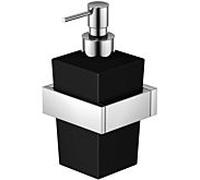 Steinberg Distributeur de savon Série 460 4608002 chromé, verre satiné noir, mural