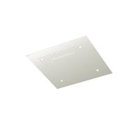 Steinberg Sensual Rain Panneau de pluie, éclairage LED, set complet, encastrement au plafond, 3 jets, Easy-Clean, 600x600mm, 3906620BN, Couleur: Nickel brossé