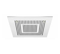 Steinberg Sensual Rain Panneau de pluie, éclairage LED, set complet, encastrement au plafond, 3 jets, Easy-Clean, 600x600mm, 3906620, Couleur: Acier inoxydable poli