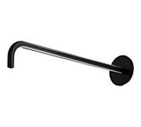 Steinberg Bras de douche Série 100 1007910S – 450 mm, rond, support mural renforcé, noir mat
