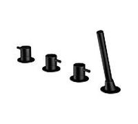 Steinberg Serie 100 4 trous 1002480S avec déviateur et douchette extractible, noir mat