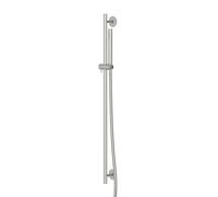 Steinberg Serie 100 douche match0 1001601BN bar 900mm, avec flexible de douche en métal 1800mm, nickel brossé