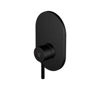 Steinberg Série 100 Mélangeur bain/douche, set de finition, encastré, un consommateur, 10022433S, Couleur: noir mat
