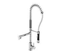 Steinberg Série 100 robinet de cuisine, avec douchette, saillie 156mm, pivotant, 1001480, Coloris: chrome - 1001480