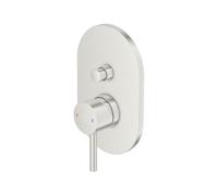 Steinberg Serie 100 mitigeur de bain 10021033BN encastré, avec inverseur, nickel brossé