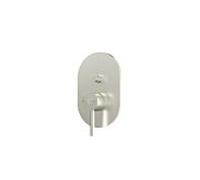 Steinberg Serie 100 mitigeur de bain 10021033BN encastré, avec inverseur, nickel brossé