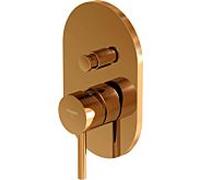 Steinberg Série 100 Mitigeur bain/douche, set de finition, encastré, 2 consommateurs, 10021033RG, Couleur: Or rose