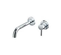 Steinberg Batterie de lavabo Série 100 set de montage final Steintec-Box saillie 245mm chrome