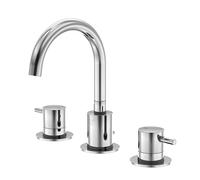 Steinberg Série 100 robinetterie de lavabo, avec garniture découlement, 3 trous, saillie : 150mm, 1002000