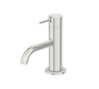 Steinberg Série 100, robinetterie de lavabo, eau froide, sans garniture découlement, saillie : 100mm, 1002500BN, Couleur: Nickel brossé