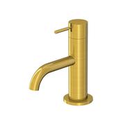 Steinberg Série 100, robinetterie de lavabo, eau froide, sans garniture découlement, saillie : 100mm, 1002500BG, Couleur: Or brossÃ©